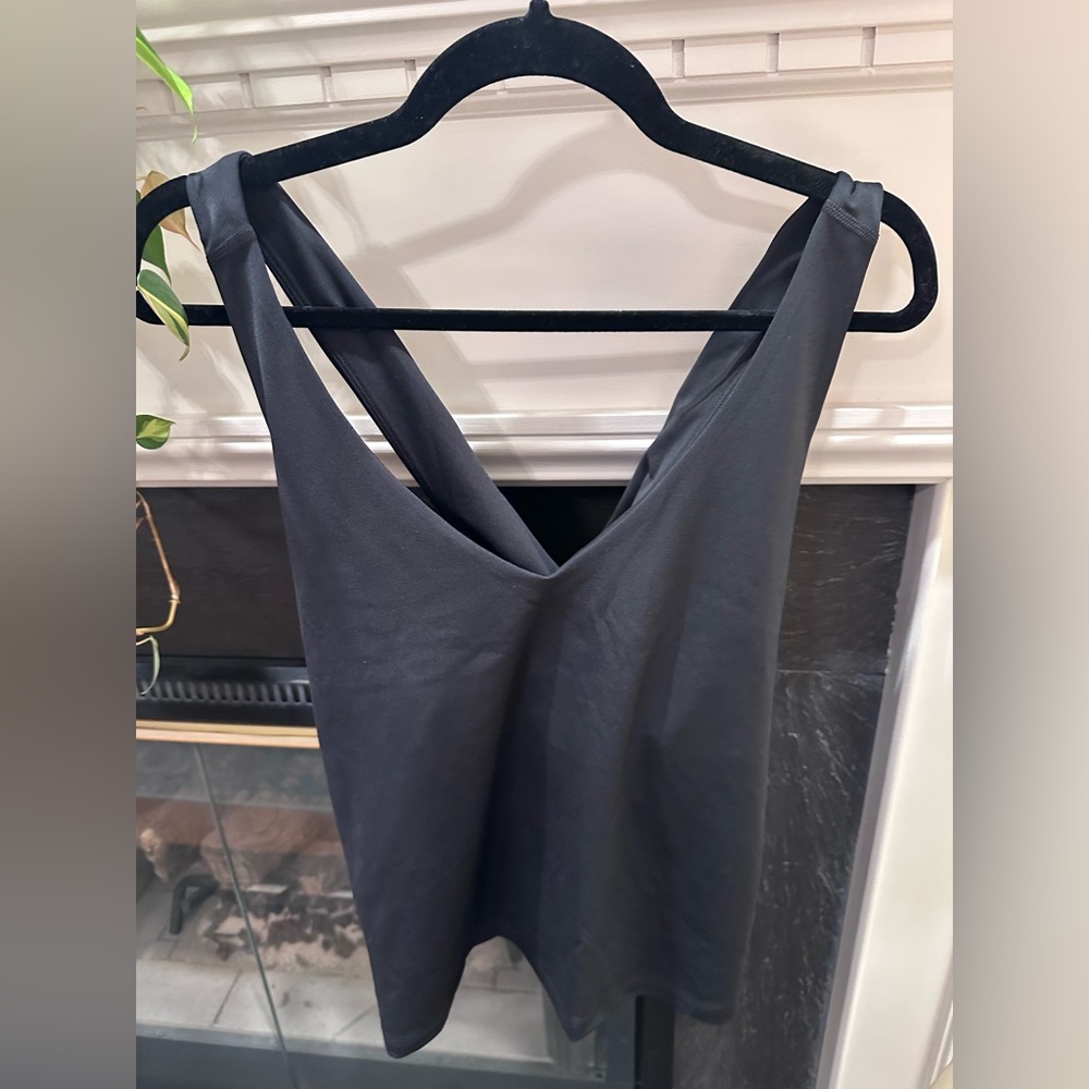 Girlfriend collective Black Zoe Superstretch Tank - Picture 2 of 9